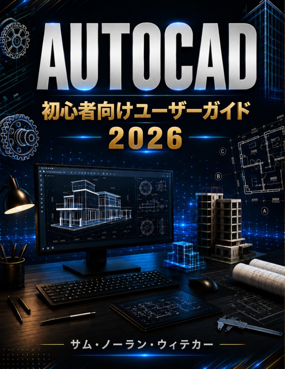 AUTOCAD 初心者向けユーザーガイド 2026: 分かりやすい解説で2D製図と3Dモデリングをマスターしよう レッスン、練習問題、そして実際の事例
