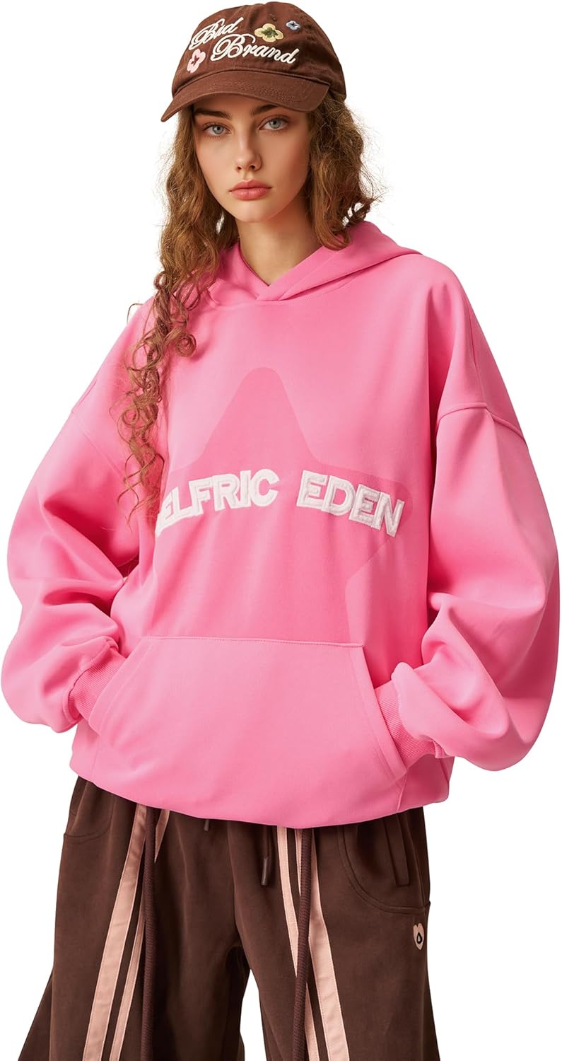 Aelfric Eden Star Hoodie Y2K Graphic Hoodies for Men Women Oversized Pullover Streetwear Hooded Sweatshirt - Image 3