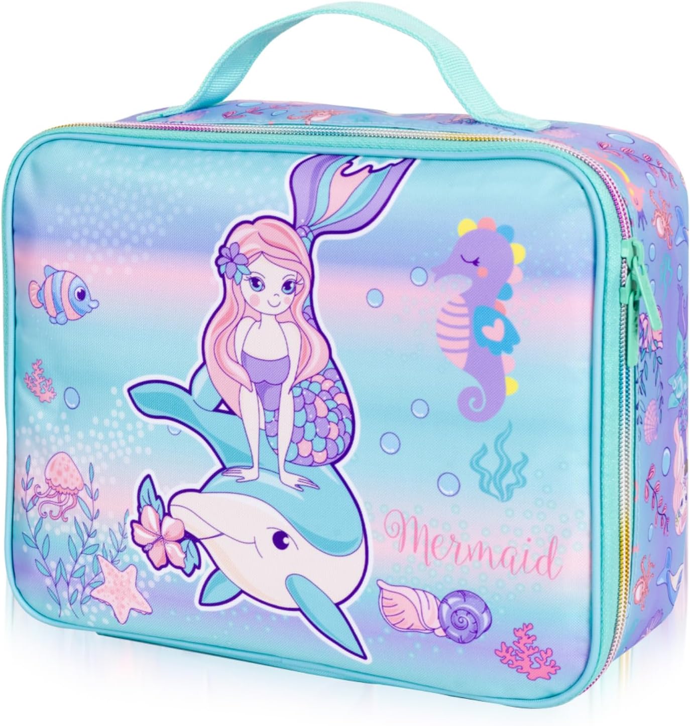 YOYTOOKids Lunch Bag, Double-Insulated Lunch Bag for Kids, Holds Lunch Box, Water Bottle and Snacks, Back to School Large Meal Tote for Boys, Girls, Men, Women