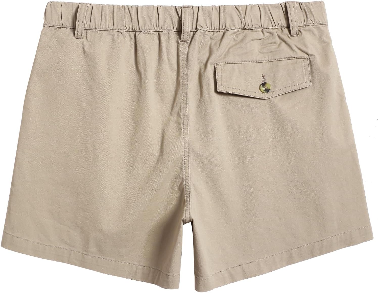 maamgic Mens Shorts Casual 4 Inch Cotton Casual Shorts for Men Elastic Waistband Mens Casual Shorts Daily Wear