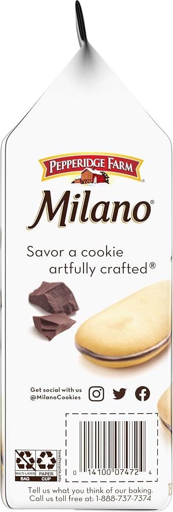 Pepperidge Farm Milano Double Dark Chocolate - 7.5oz