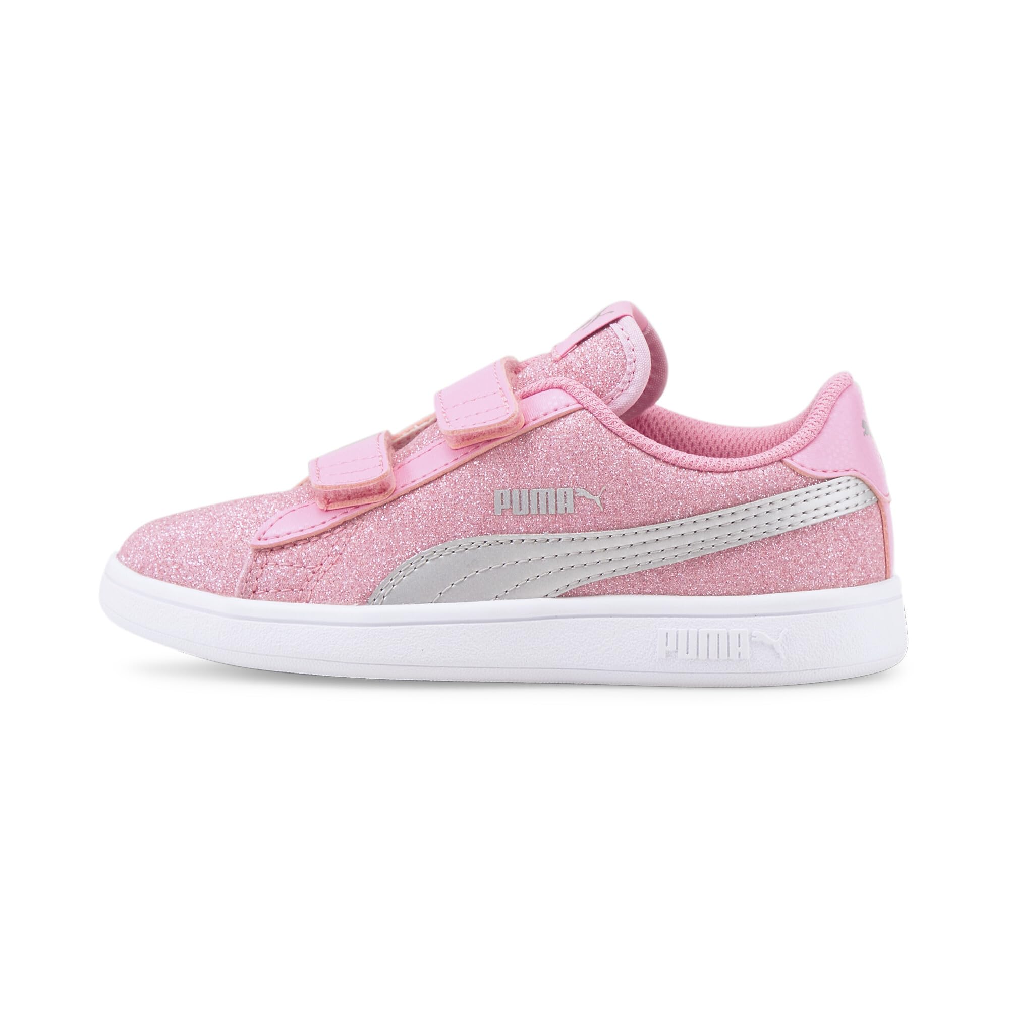 Puma Girls Smash v2 Glitz GlamV PS Prism Pink-Silver Sneaker - 11 UK (36737827) (B097CBFD3G) Amazon Price History, Amazon Price Tracker