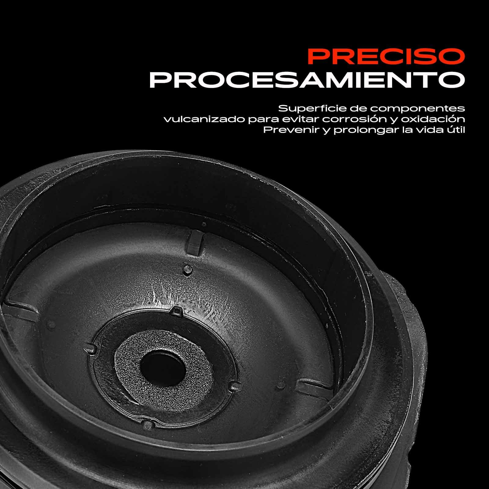 Frankberg 2x Cojinete de domo Cojinete de soporte de suspensión Parte delantera izquierda Derecha Compatible con Fluence Grand Scénic M.e.g.a.n.e Scénic III Replace# 543200001R