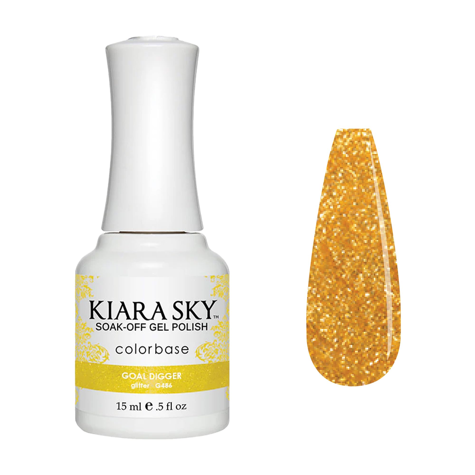 Kiara Sky Soak Off Gel Nail Polish 0.5 fl oz, GOAL DIGGER (G486)