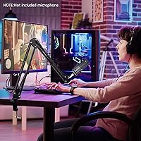 Vista 6 de Soporte de micrófono para brazo Elgato Wave 3, soporte de micrófono profesional compatible con Elgato Wave 3 micrófonos de condensador USB por SUNMON