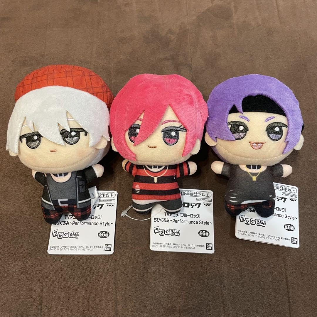 ブルーロック　ちびぐるみ　performancestyle 凪 豹馬 玲王 ブルーロックちびぐるみperformancestyle 凪 豹馬 玲王