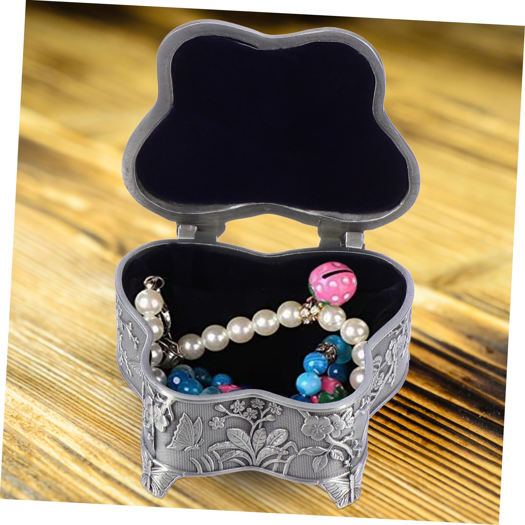 ULTECHNOVO 2stücke Retro Schmuckkästchen Für Ringe Ohrringe Und Halsketten Elegante Aufbewahrungslösung Aus Hochwertigem Für An Besonderen Anlässen
