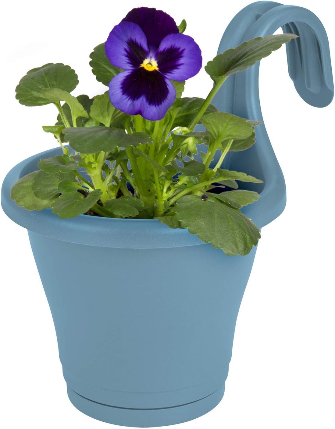 Elho Corsica Easy Hanger Single - Planter - Vintage Blue - Outdoor & Balcony - L 19.4 x W 27.1 x H 25.9 cm - Image 5