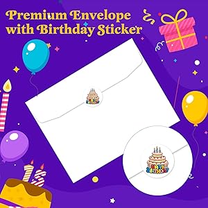 Omgpeike Musical Birthday Card,3D Pop-Up Greeting Card with Fireworks, LED Lights & Sound, Unique Birthday Gift for Mom, Dad, Friends, Kids
