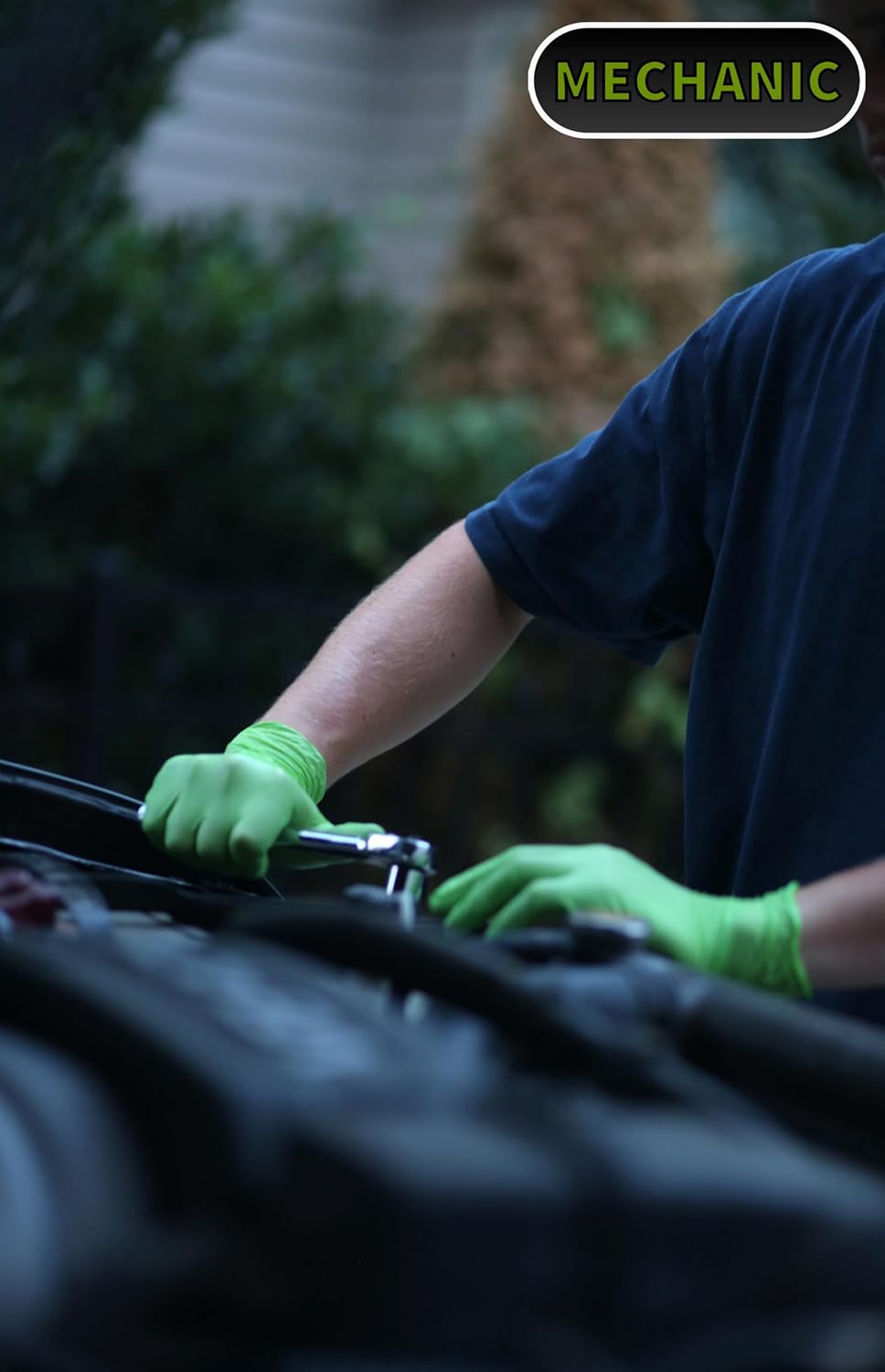 Nitrile Lime Green Glove, Disposable Glove, Powder Free, Thick Quality, Latex-Free, Salon, Home,Gardening, Mutli Use - Image 8