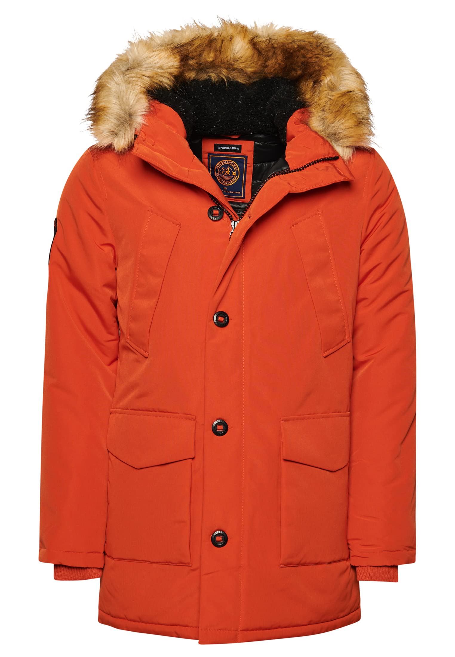 Superdry Men's Vintage Everest Parka A4-Padded, Pureed Pumpkin, XL
