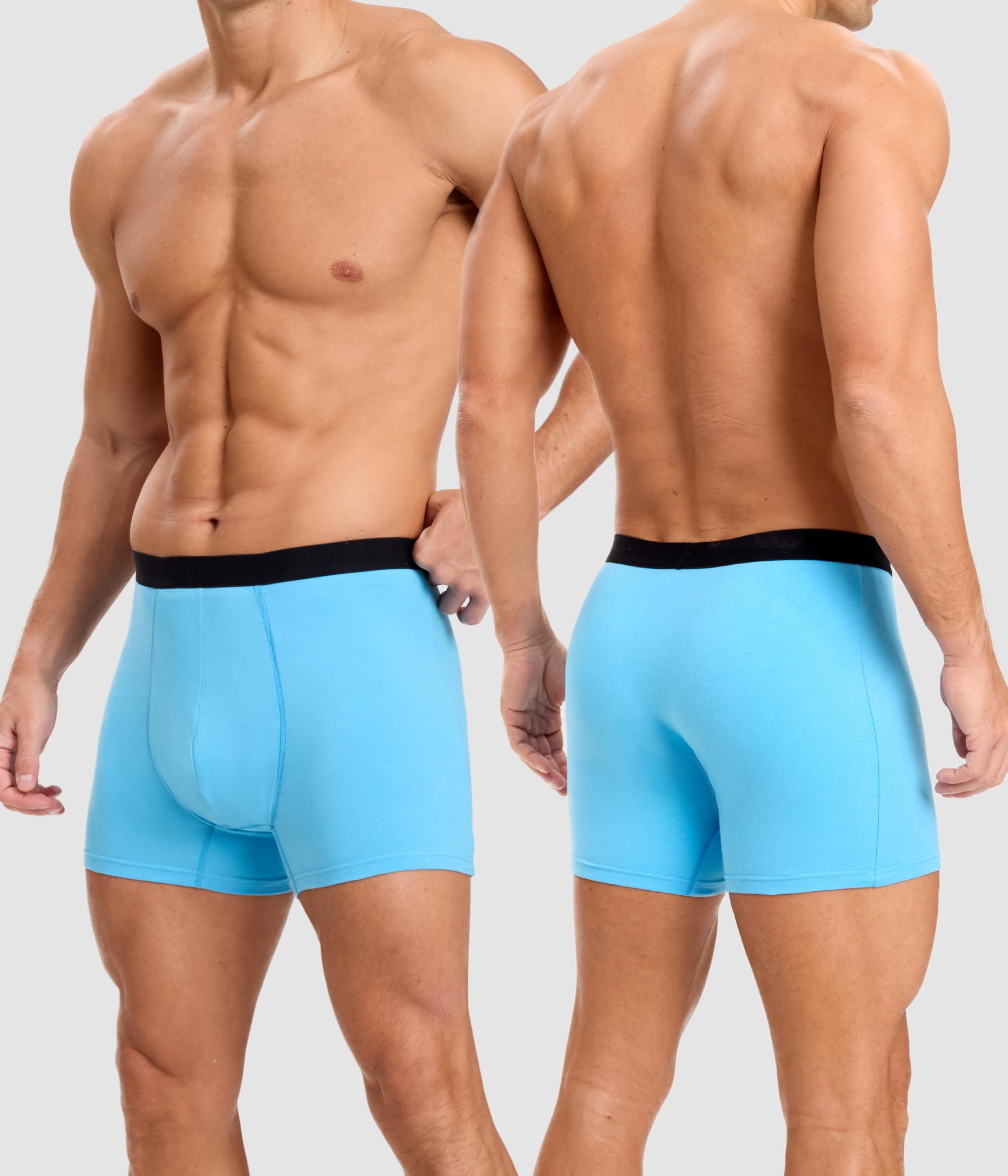 FORVEVO Inkontinenz Pants Männer 150ml Baumwolle,Waschbar Boxershorts Herren für Inkontinenz Unterwäsche mit Saugfähigkeit Pants,Wiederverwendbar Auslaufsichere Unterhosen 5er Pack Multicolor01 XL