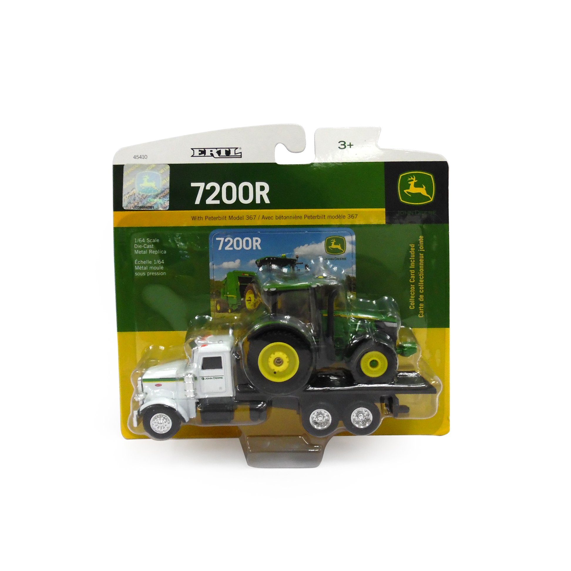 JOHN DEERE ERTL Sammlerstücke Truck mit 7R Traktor