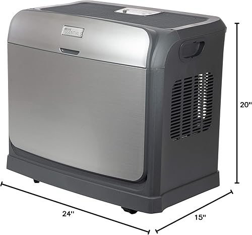 Miniatura 7 de AIRCARE Humidificador evaporativo digital estilo consola para toda la casa para una cobertura de hasta 3,000 pies cuadrados (gris mate)
