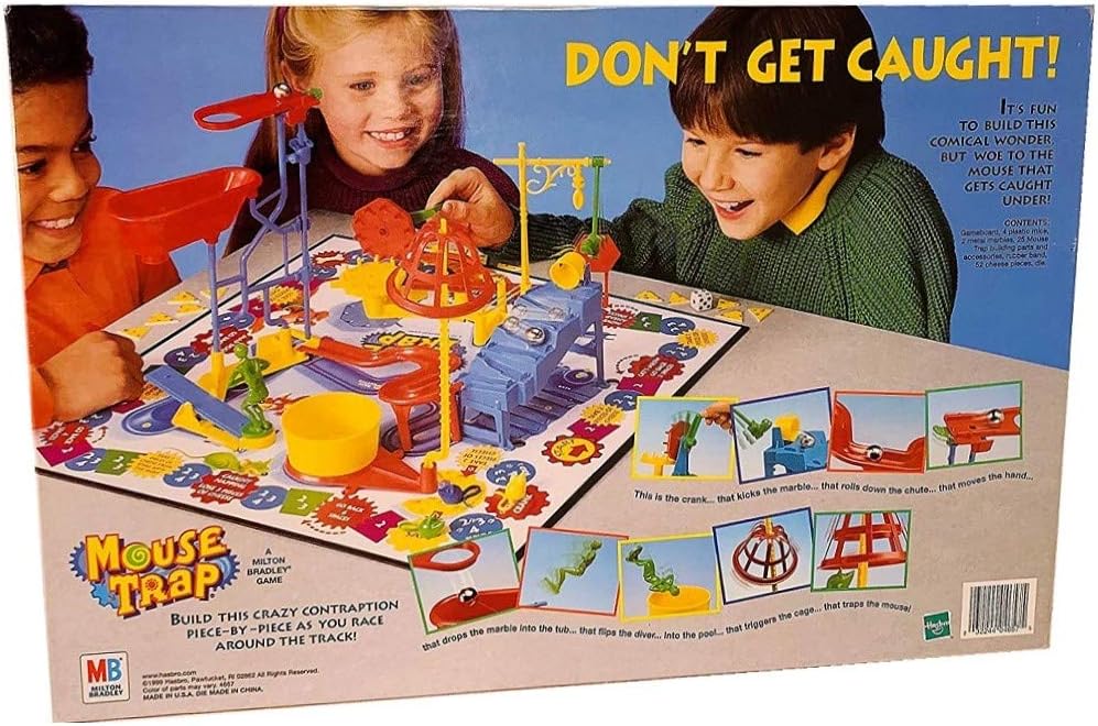 Mouse Trap Board Game 1999 Edition by Milton Bradley
