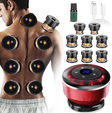 Amazon.com: Cakoutanb 8 Pack Cupping Set,Smart Cupping Massager