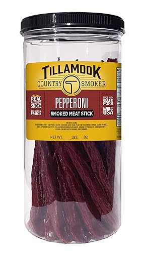Miniatura 2 de Tillamook Country Smoker Palitos de pepperoni (20 unidades) y salchichas ahumadas originales sin azúcar (10 onzas)