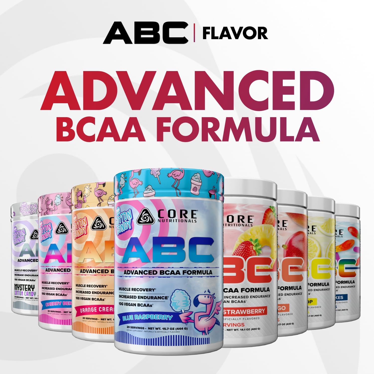 Core Nutritionals ABC Advanced BCAA, Pineapple Strawberry, 20 Serv. — Amazon image 5