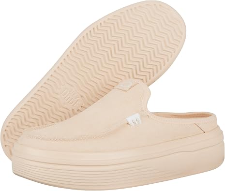 HEYDUDE Women's Austin Lift Platform Mule | Casual Slip-On Shoes | Lightweight, Comfortable, Stylish Everyday Footwear