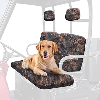 KEMIMOTO Seat Covers Compatible with Ranger 500 700 800, Waterproof Camo UTV Seat Covers Compatible with 2002-2008 Polaris Ranger 500 700 800
