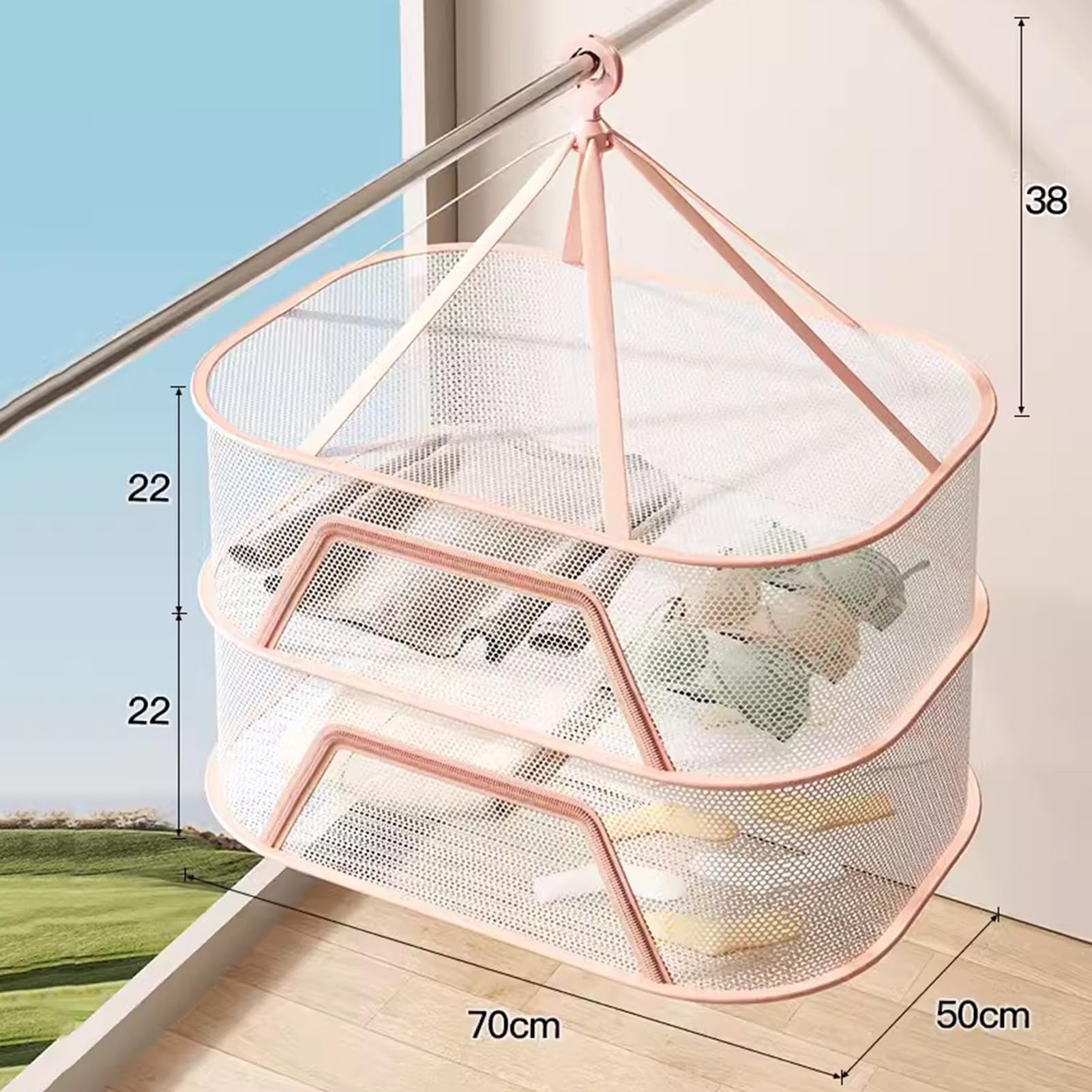Filet de séchage à Suspendre, Pliable en 2 étapes, Tringle à vêtements Peu encombrante pour Herbes, Fleurs, Chaussettes - Séchage Doux pour Le Linge | Leroy Merlin Filet de séchage à Suspendre, Pliable en 2 étapes, Tringle à vêtements Peu encombrante pour Herbes, Fleurs, Chaussettes - Séchage Doux pour Le Linge | Leroy Merlin