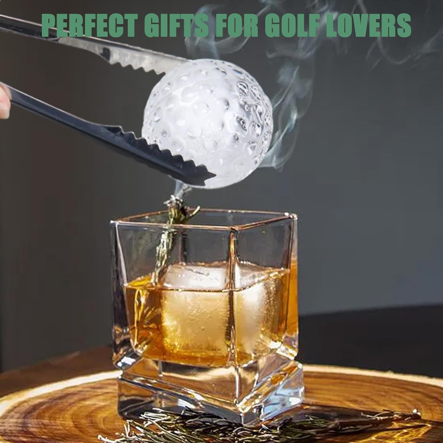 Golf Ice Cube Tray 3D, Ice Ball Cube with Funnel for