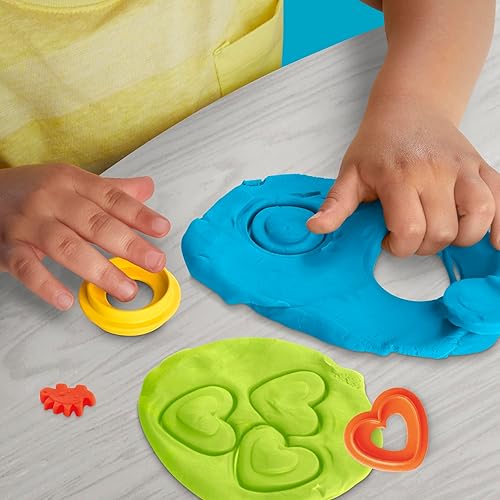 Miniatura 8 de Play-Doh Shapes & Colors - Juego de iniciación de dinosaurios, juguetes sensoriales táctiles para niños, 11 accesorios, regalos de regreso a la