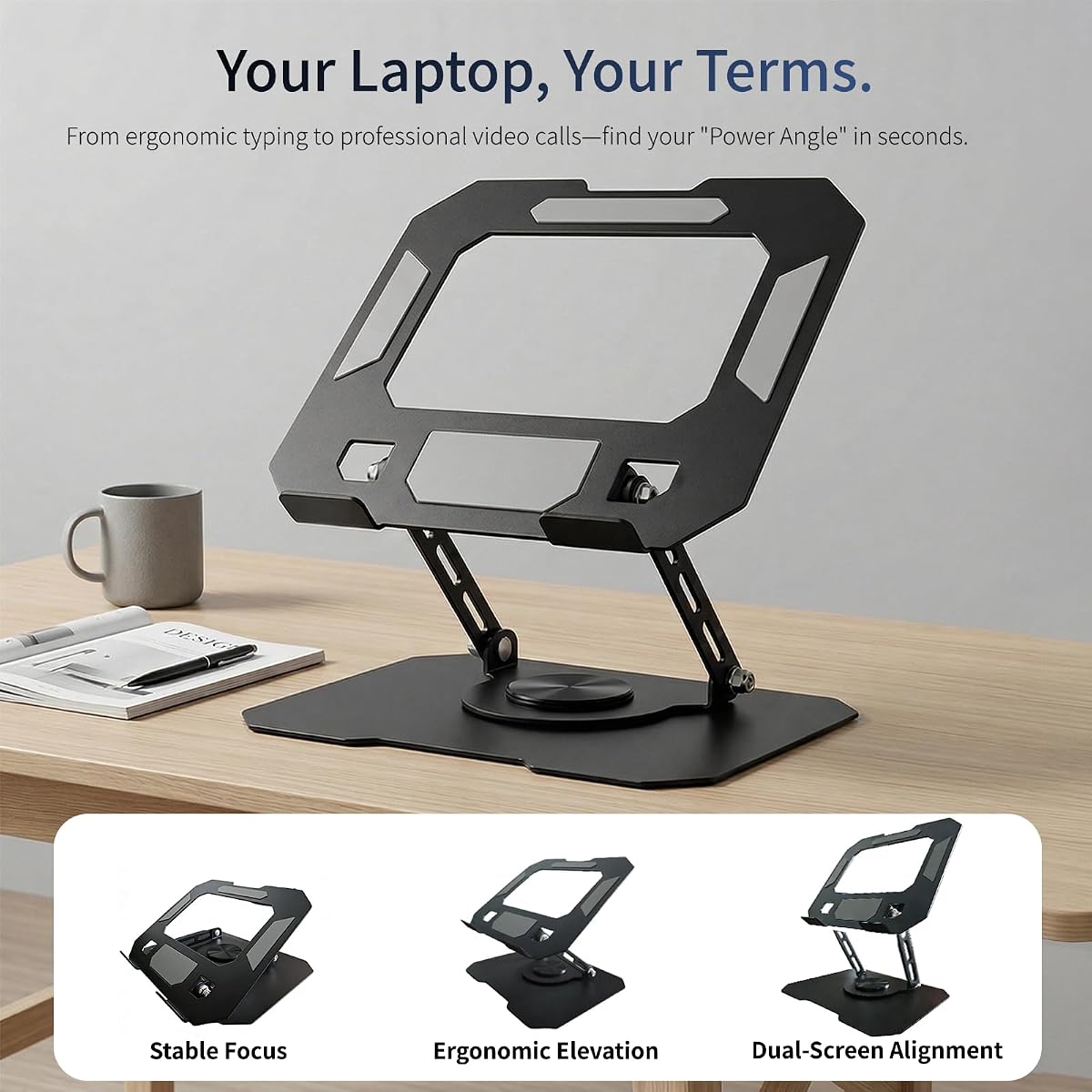 Picnic Time Keller Reversible Laptop Stand view 4