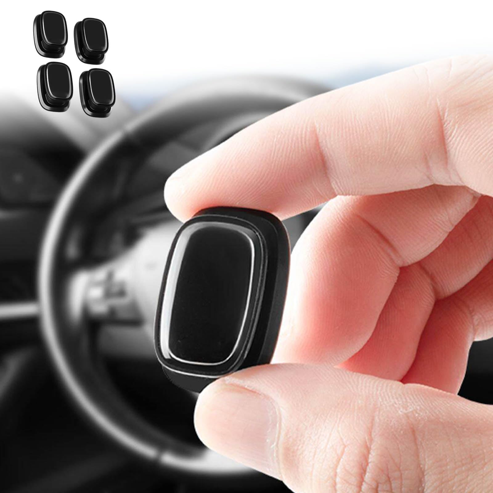 Crochet Adhésif Mini discret et puissant pour habitacle de voiture