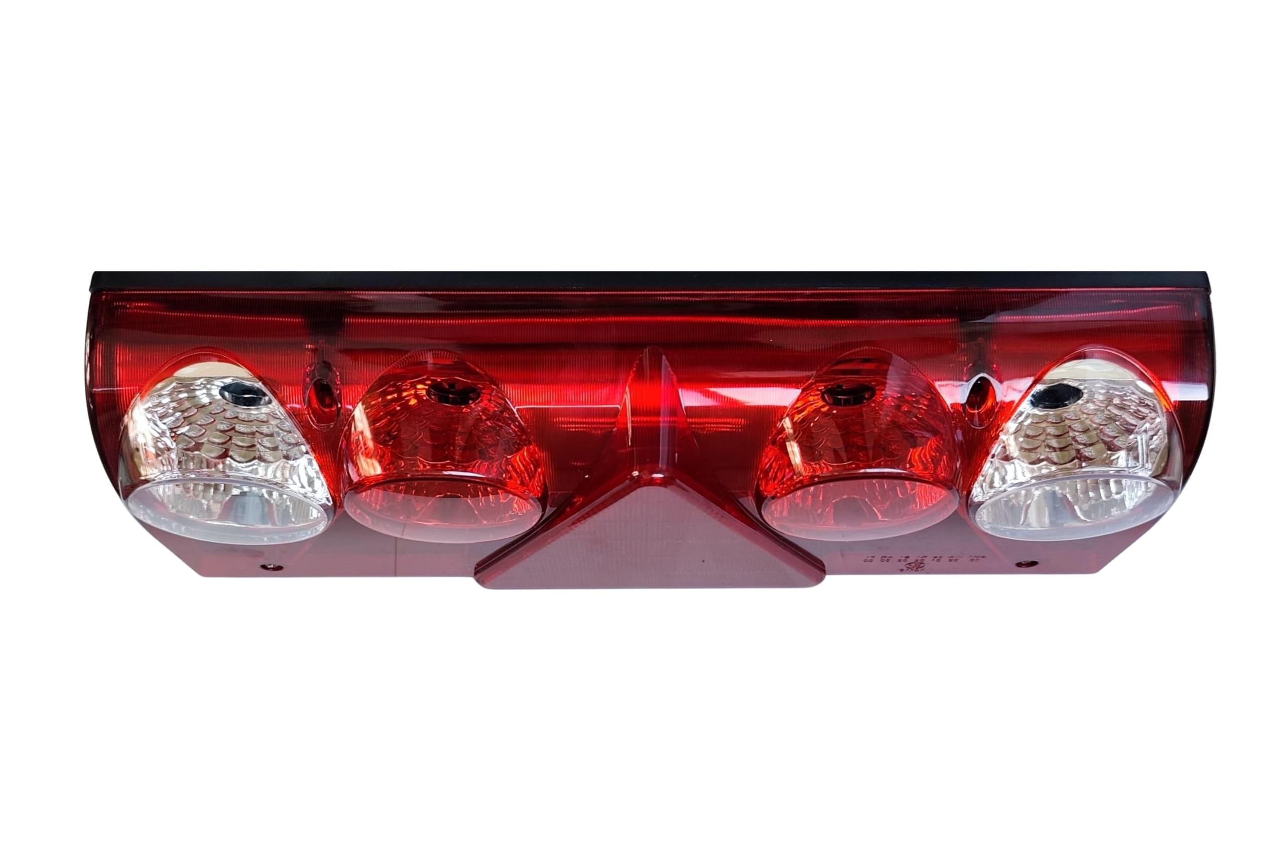Fanale posteriore sinistro destro, per fanali posteriori posteriori, lampadina ciao per rimorchio Schmitz,Europoint II, Europoint 2, E-MARK rosso bianco con presa 25-6600-501,25-6600-507,1098646,25