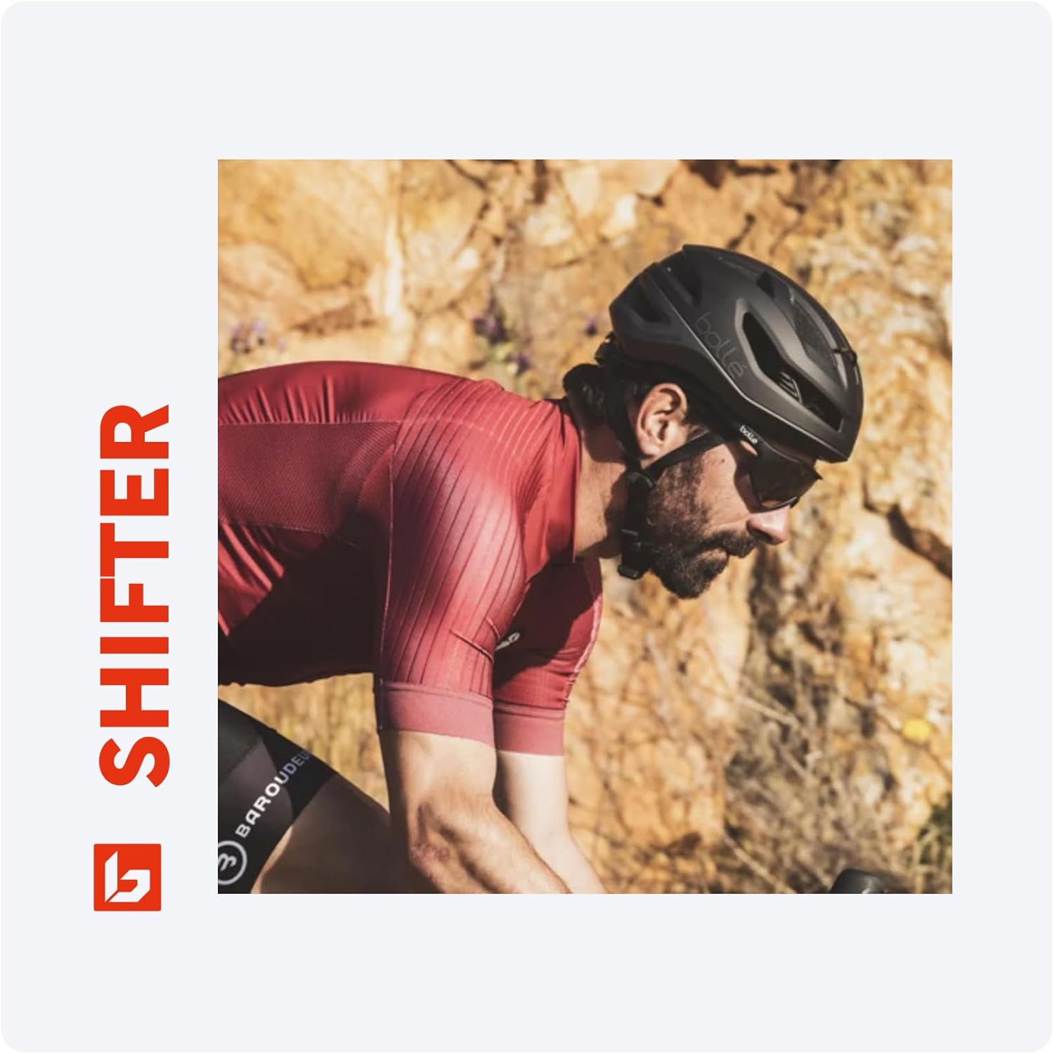 Bolle Shifter 55MM Shield Wrap Around Sunglasses for Men for Women +BUNDLE with ACCESSORY EYEWEAR KIT - Image 2