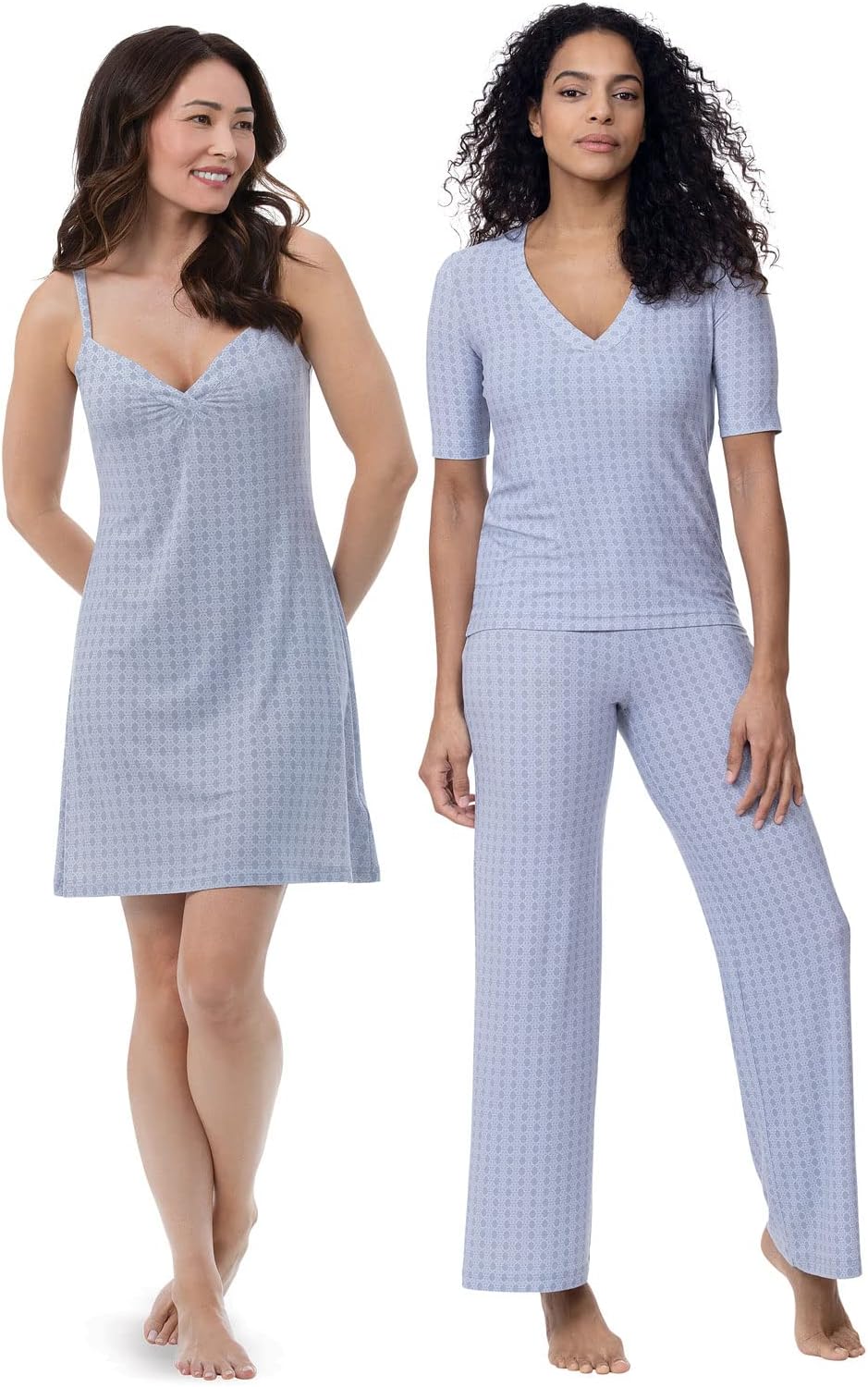 PajamaGram Women's Naturally Silky Pajama Set