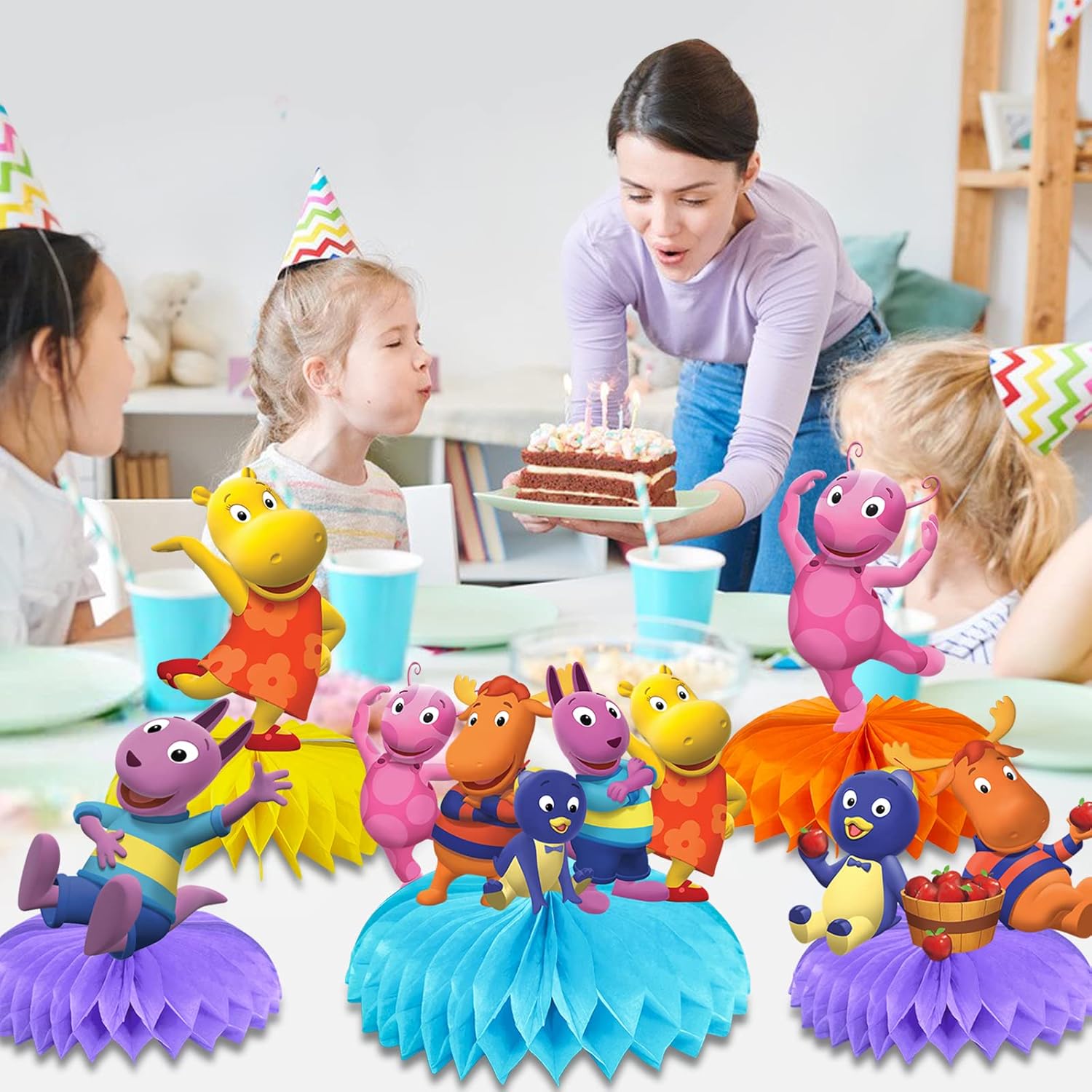 The Backyardigans Birthday Party Decorations, 7Pcs Kuwait Ubuy