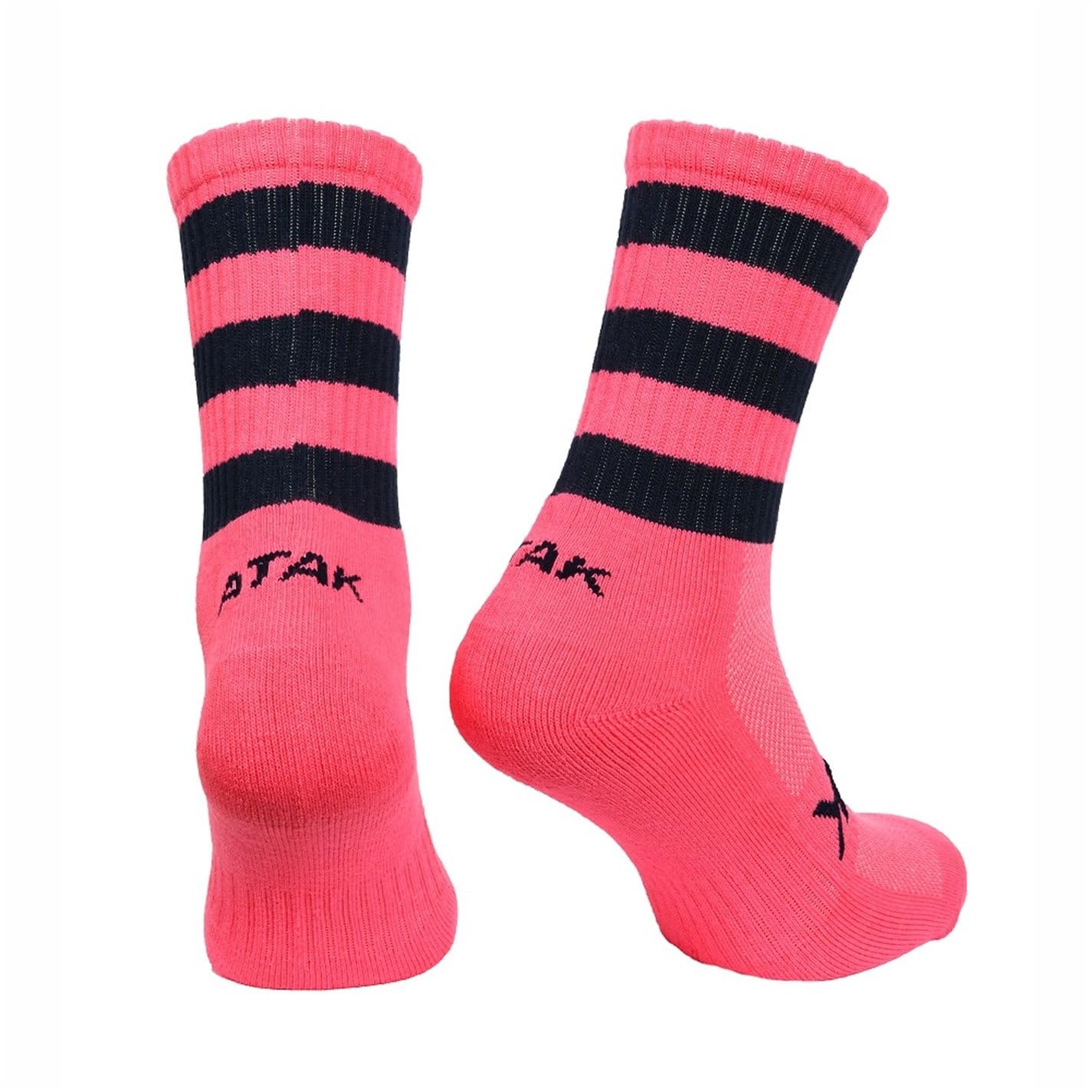 Atak Sports Men's Pink Atak Half Leg Socks Senior in Size 3 - 6, Sports Direct