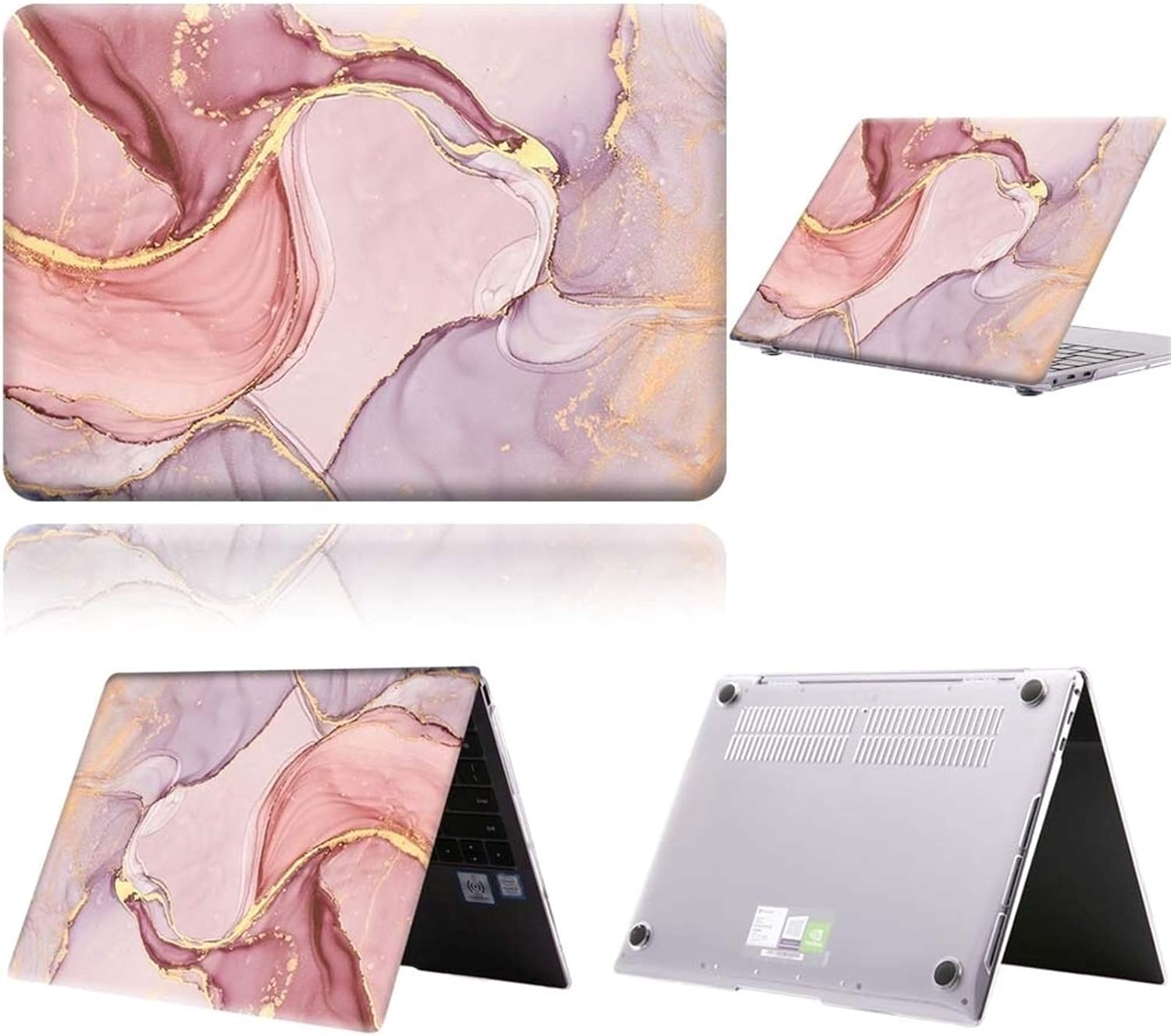 for Huawei MateBook D14/D15/13/14/ X Pro 13.9/ Honor MagicBook Pro 16.1 Dust-Proof Laptop Hard Case Cover (Color : A7, Size : MateBook D15)