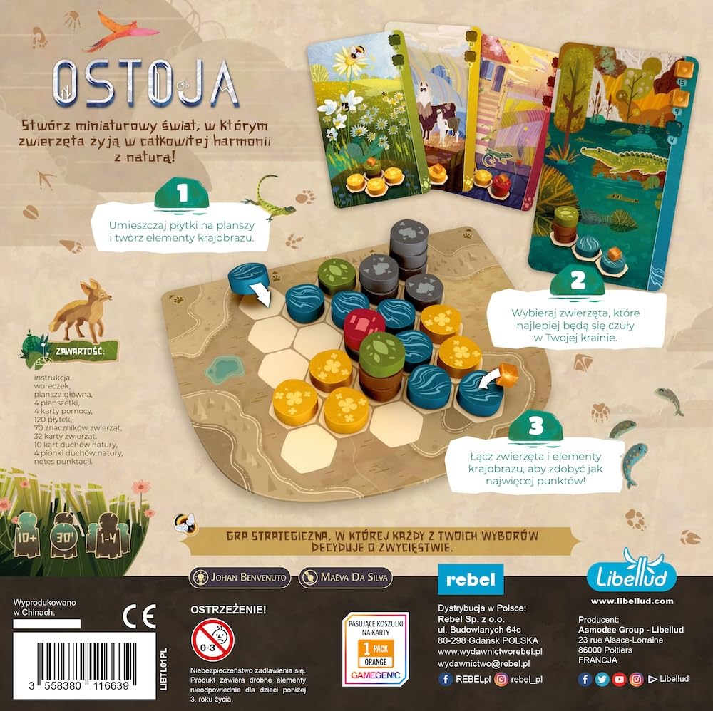 Rebel | Ostoja (edycja polska) | Gra planszowa | Dla dzieci i dorosłych | Rodzinna | Wiek 10+