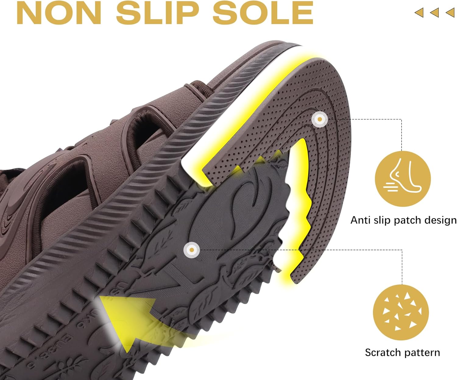 ONCAI Walking Sandals for Women,Sport Athletic Hiking Sandals With Arch Support Orthotic Outdoor Footbed for Plantar Fasciitis, Sandalias Mujer with Adjustable Straps (US Size 6-12) - Image 6