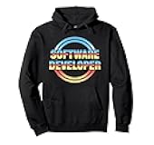 Software Developer Retro Style Pullover Hoodie