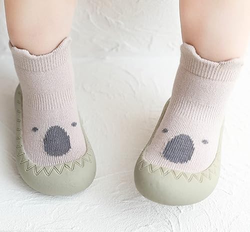 Miniatura 2 de Zapatos antideslizantes para bebés y niñas que caminan por primera vez, 2 pares (estilo 1, niño pequeño, 12 meses, rango de edad, sistema