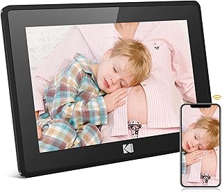 KODAK - Marco de fotos digital WiFi de 10.1 pulgadas, visualización táctil IPS HD con almacenamiento de 16 GB, compartir clips de video y fotos al instante a través de correo electrónico o aplicación,