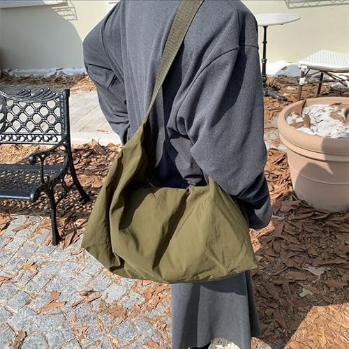 شنطة ماسنجر من وايفير للنساء والطلاب والمحترفين باللون الأخضر الزيتوني مقاس متوسط