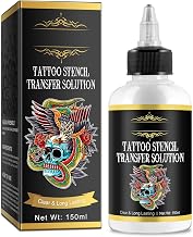 Tattoo Transfer Gel, Tattoo Stencil Transfer 150ML - Professional Kit with Healing Film and Primer, Hypoallergenic for Sensitive Skin