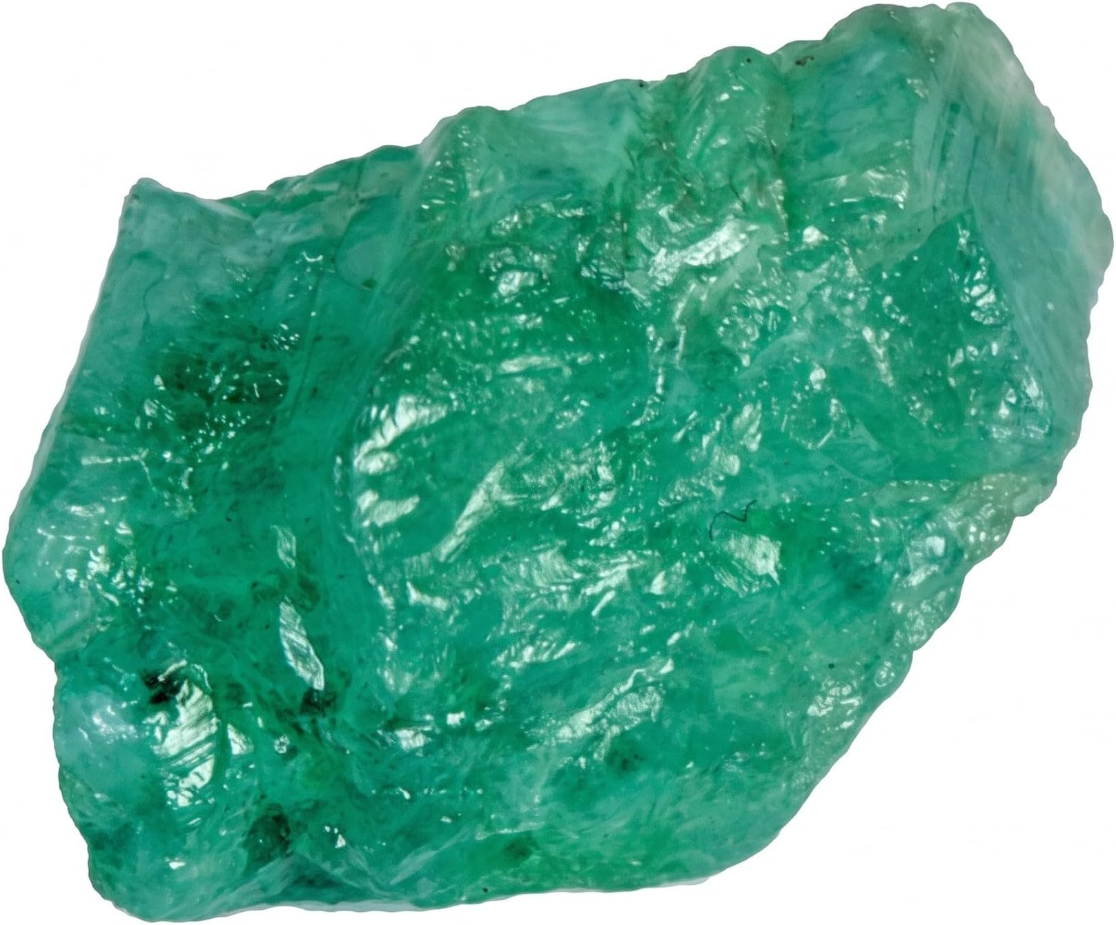 Raw Rough Emerald 10.50 Ct Uncut Natural Green Emerald Gemstone Crystal Gem Loose Stone