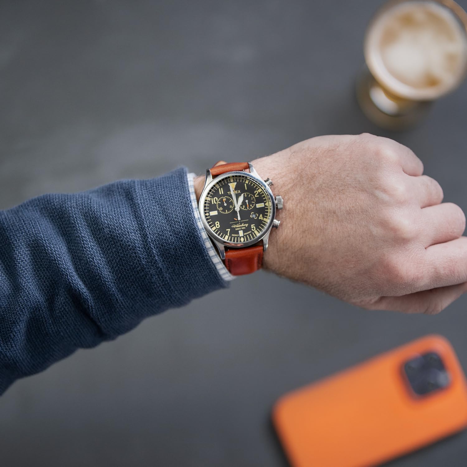 Archer Watch Straps - Top Grain Leather Quick Release Watch Bands