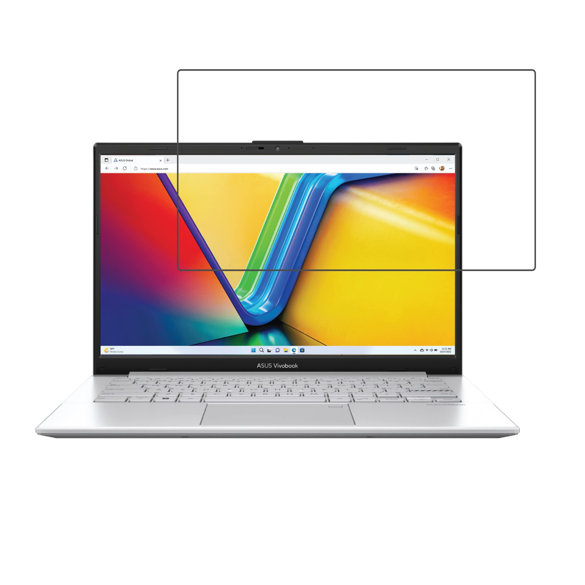 DVTECH® 9H Protective Ultra Clear Unbreakable laptop Screen Protector for ASUS Vivobook Go 14 (E1404G) (14 inch) (Not a Tempered glass) (B0C3LLXG5R) Amazon Price History, Amazon Price Tracker