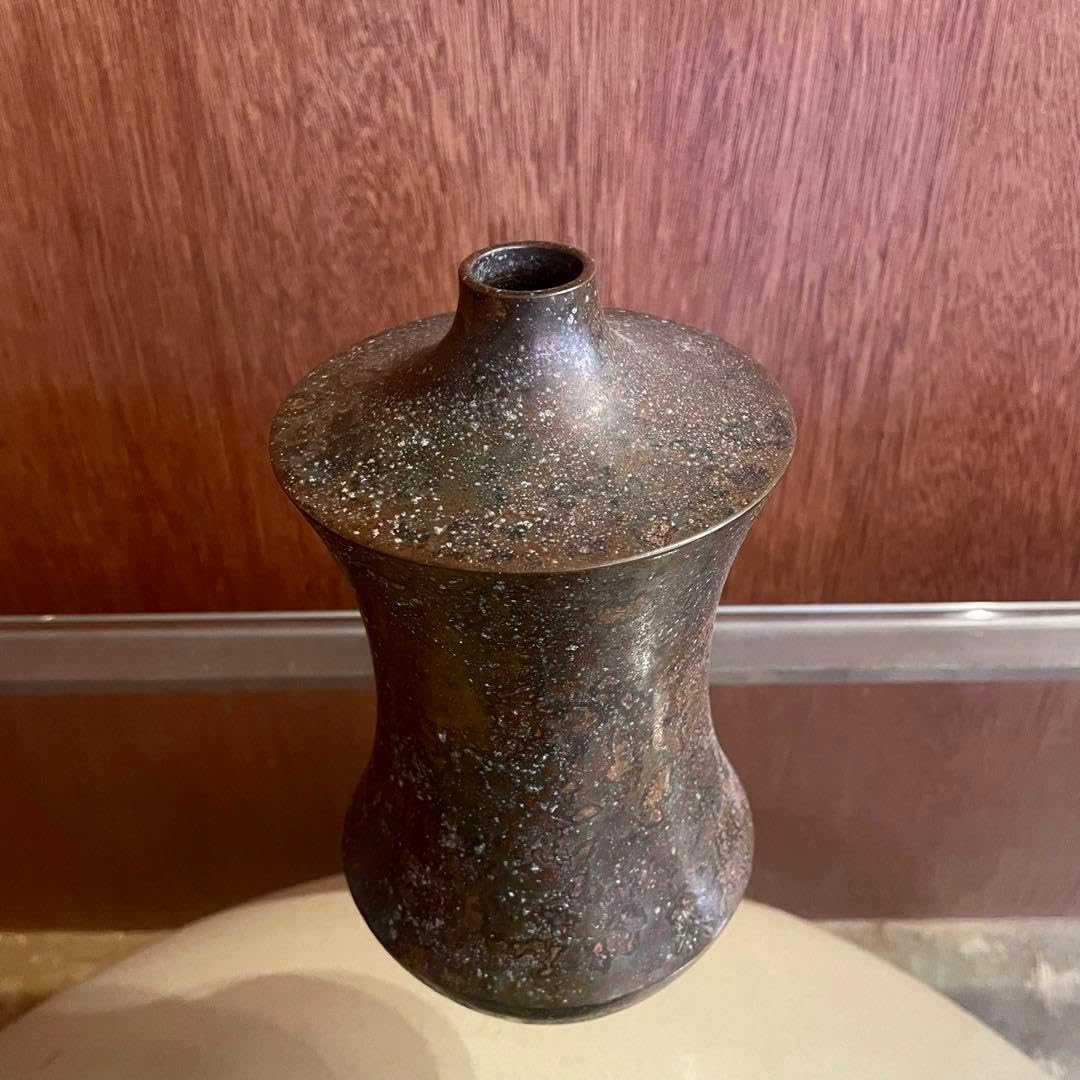 ヴィンテージ 花瓶 花器 フラワーベース 銅 オブジェ インテリア