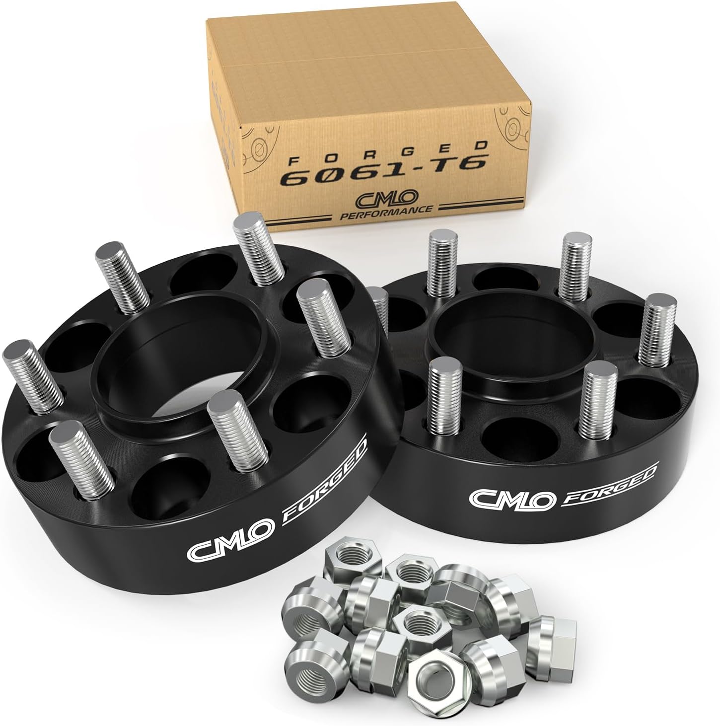 1.5 Inch Hubcentric Black Wheel Spacers 6x120 Compatible For GMC Canyon Acadia, Compatible For Cadillac SRX XT5 XT6, Compatible For Chevy Colorado Traverse Blazer, Buick Enclave (2pc 66.9mm M14x1.5)