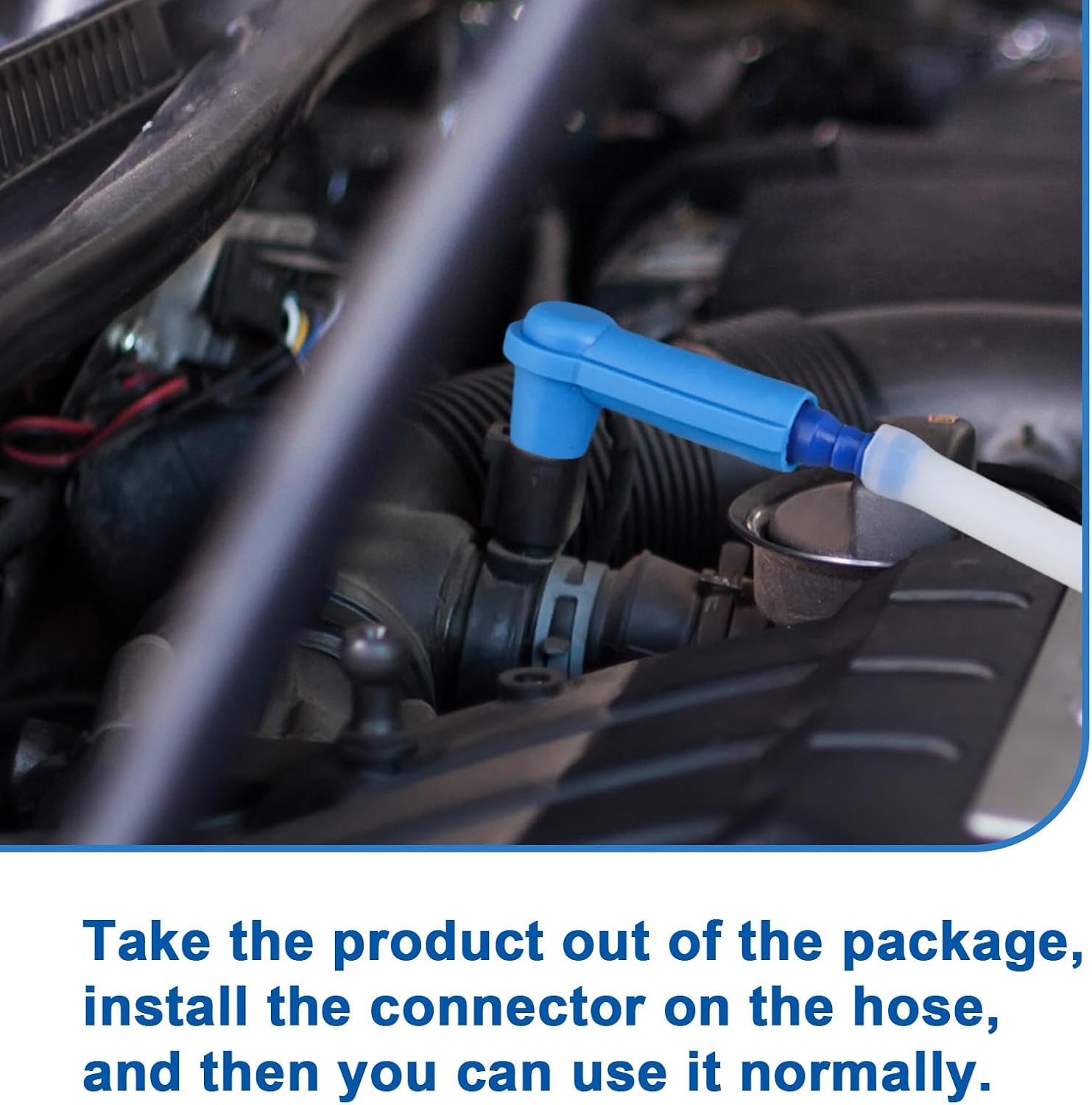 Brake Fluid Bleeder Hose, 1.2m/3.93ft Motorcycle Brake Bleeding Hose Tube Oil Fluid Extractor with Adapter Universal Braking System Repair Accessories Tool for Car Motorcycle