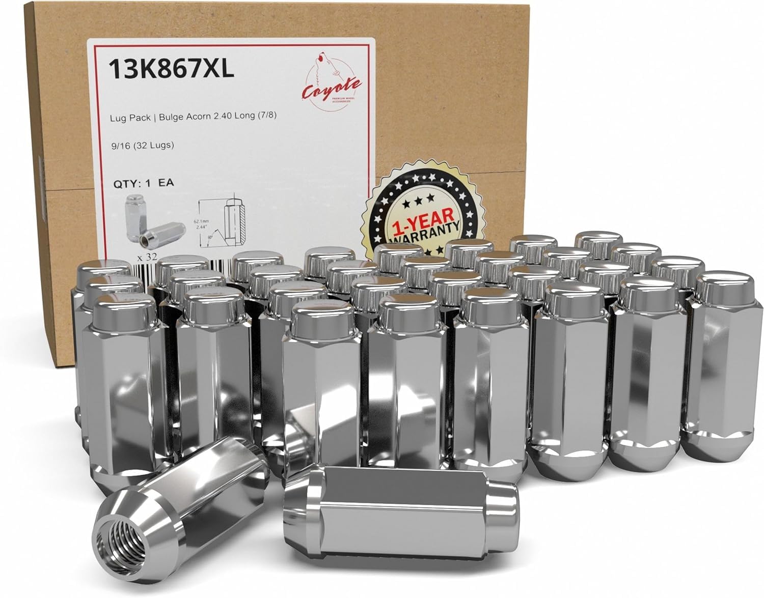 Amazon.com: Wheel Accessories Parts 32 Pcs 9/16