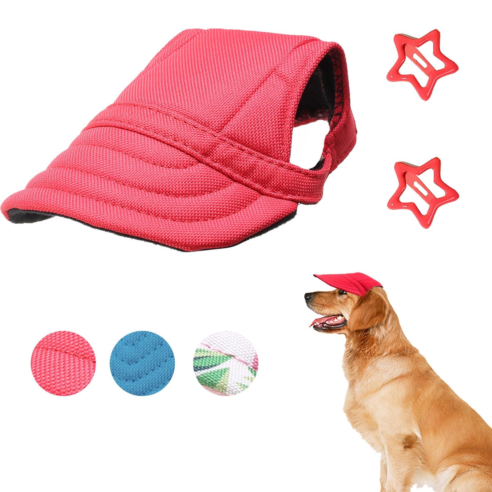Chapeau pour chien idéal pour randonnée et plage avec cordon ajustable